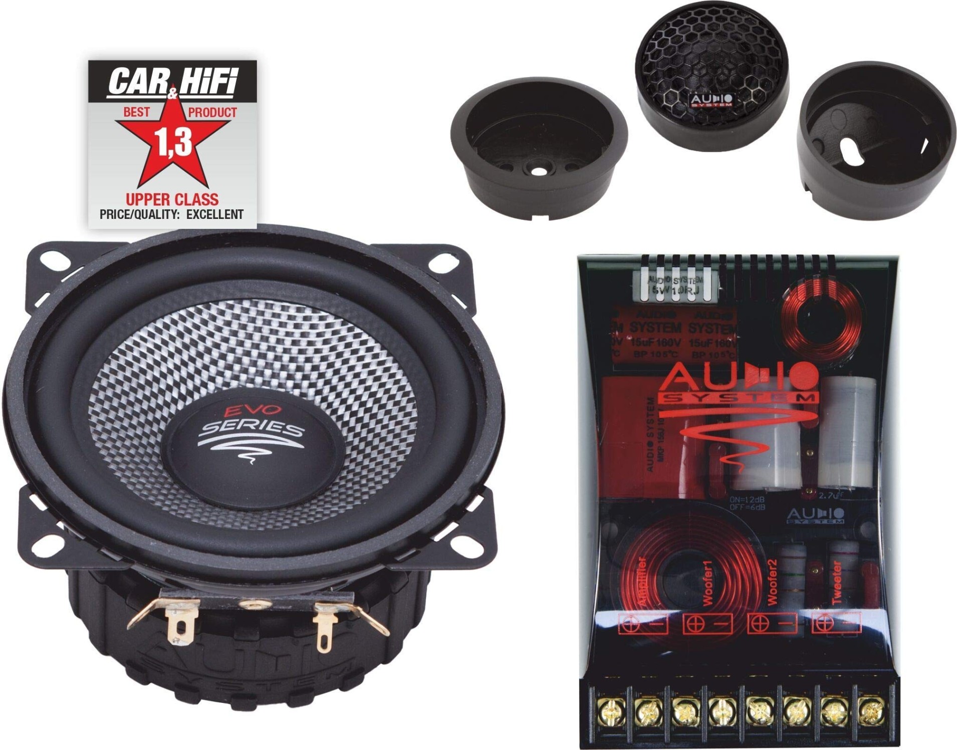 Audio System X EVO X-ion Series cm -Wege System Lautsprecher KICKBASS Compo System