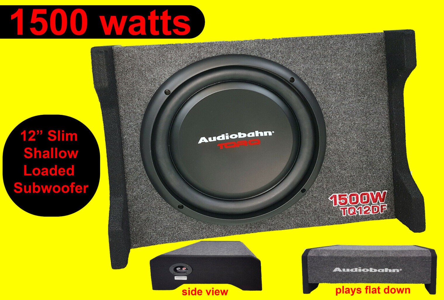 Audiobahn  Watt Bass Subwoofer