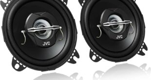 The JVC CS-J420X Is A 4-inch 2-way Coaxial Speaker That Uses A Mica-composite Fiber Cone And A Balanced Polyurethane Foam Imid Dome Tweeter. It Has A Peak Power Handling Of 210W And A Frequency Range Of 45Hz-22kHz. The Speaker Is 10cm (4 Inches) In Diameter And Has A Mounting Depth Of 17mm.