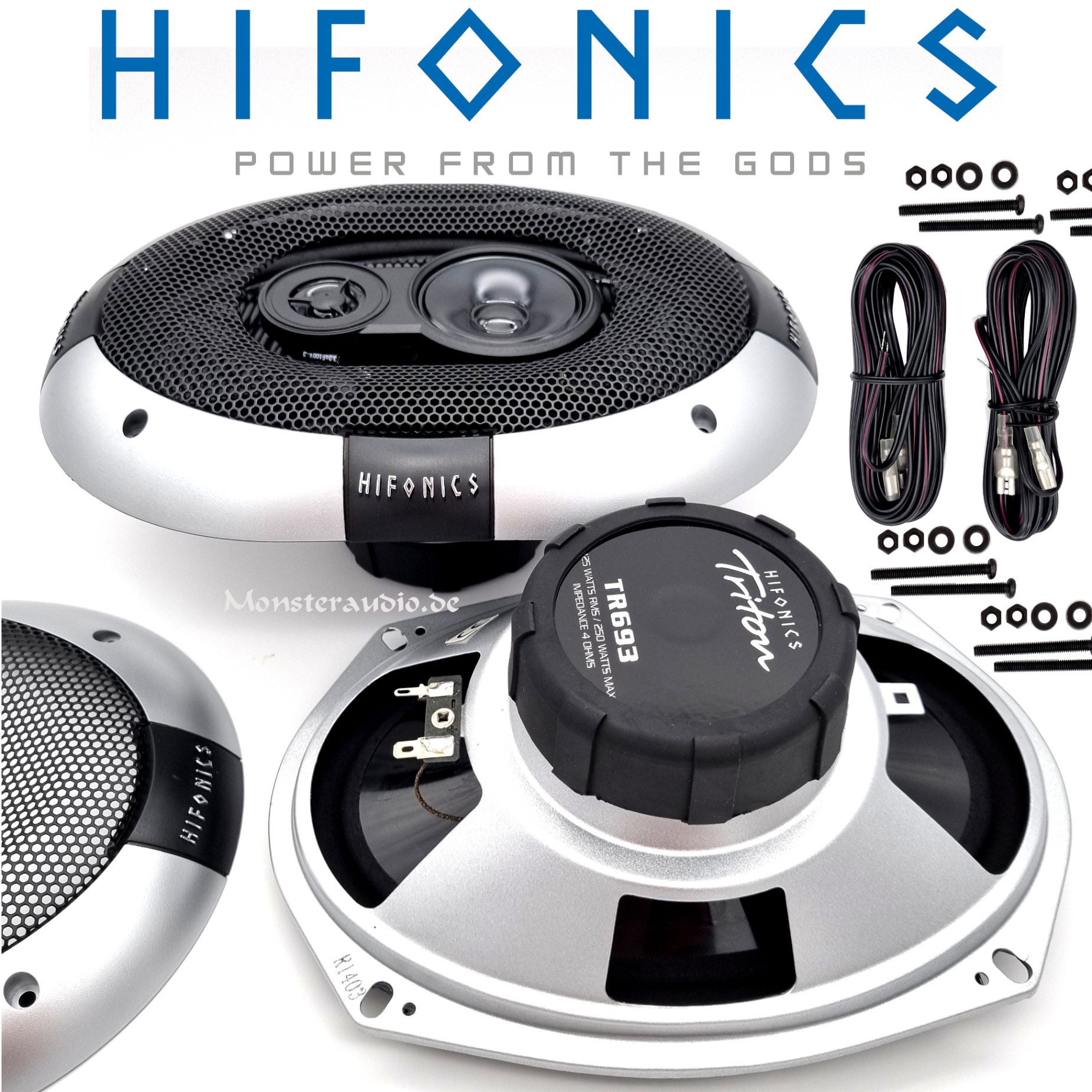 Monsteraudio - Hifonics Triton TR- x" xcm -Wege Triax