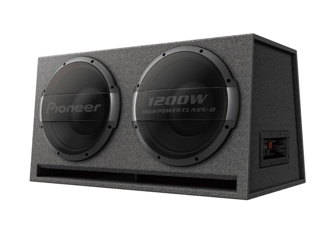 Pioneer TS-WXAH - Aktiver Bassreflex-Doppelsubwoofer (