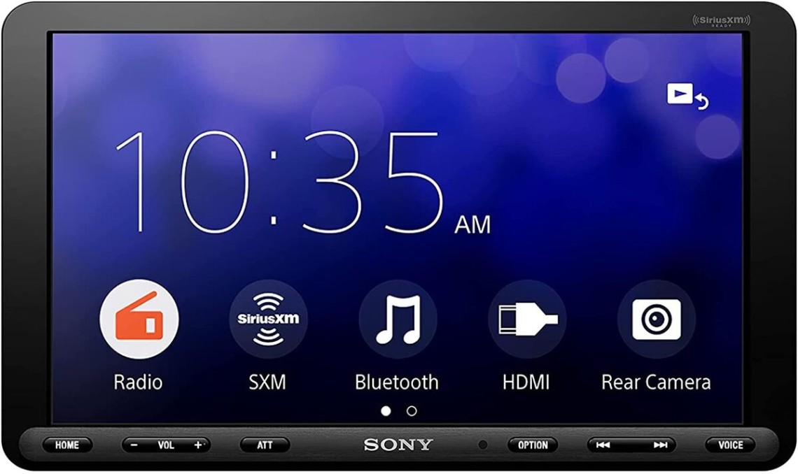 Sony XAV-AX -Inch Car Stereo, -DIN Receiver w Apple CarPlay