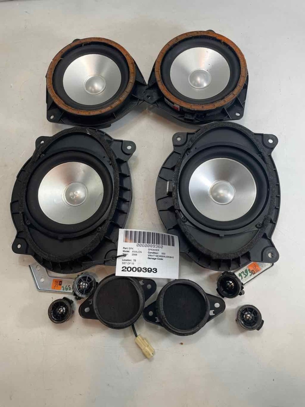 Toyota Jbl Speaker Set Of OE ac ac Fits TOYOTA