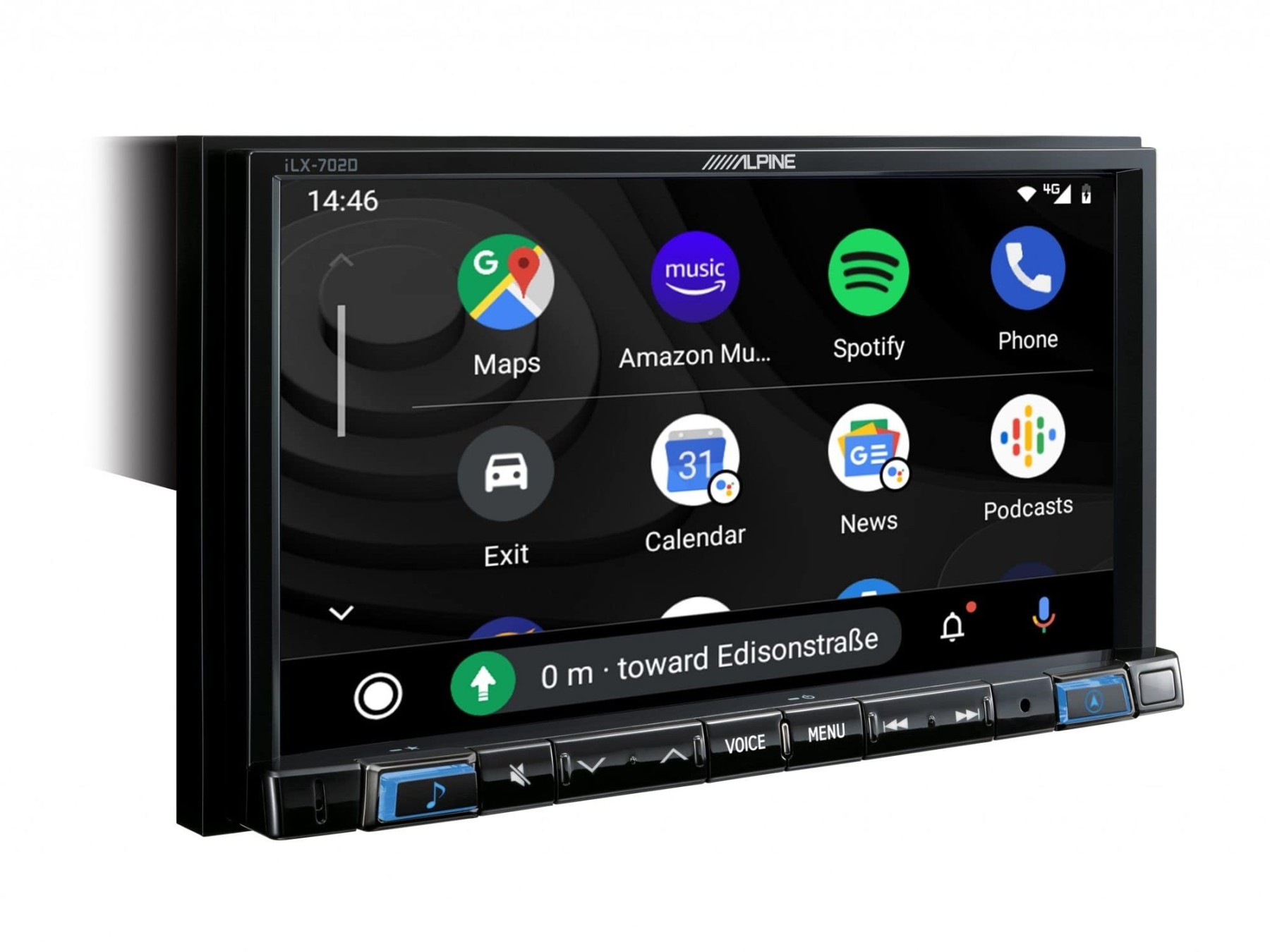 Alpine ILX-DM - DAB+ Autoradio mit kapazitivem -Zoll Display