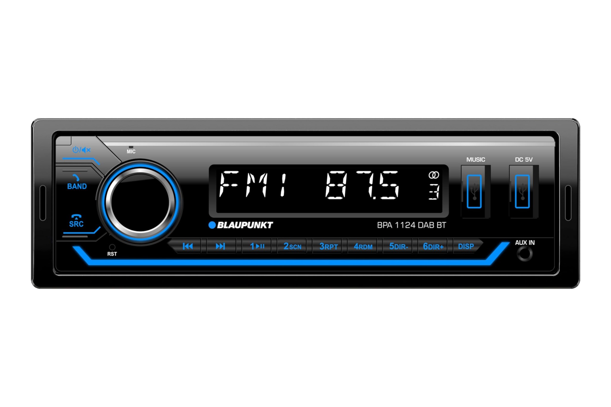 Blaupunkt BPA DAB BT, -DIN Autoradio, DAB+, Bluetooth