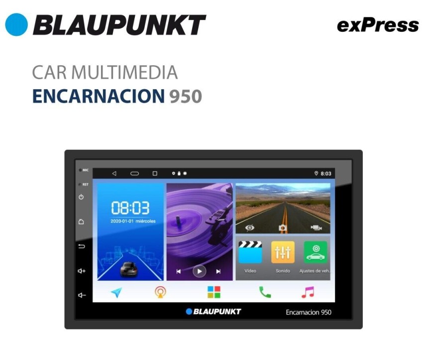 BLAUPUNKT ENCARNACION ″ AM/FM Multimedia Car Radio , Android