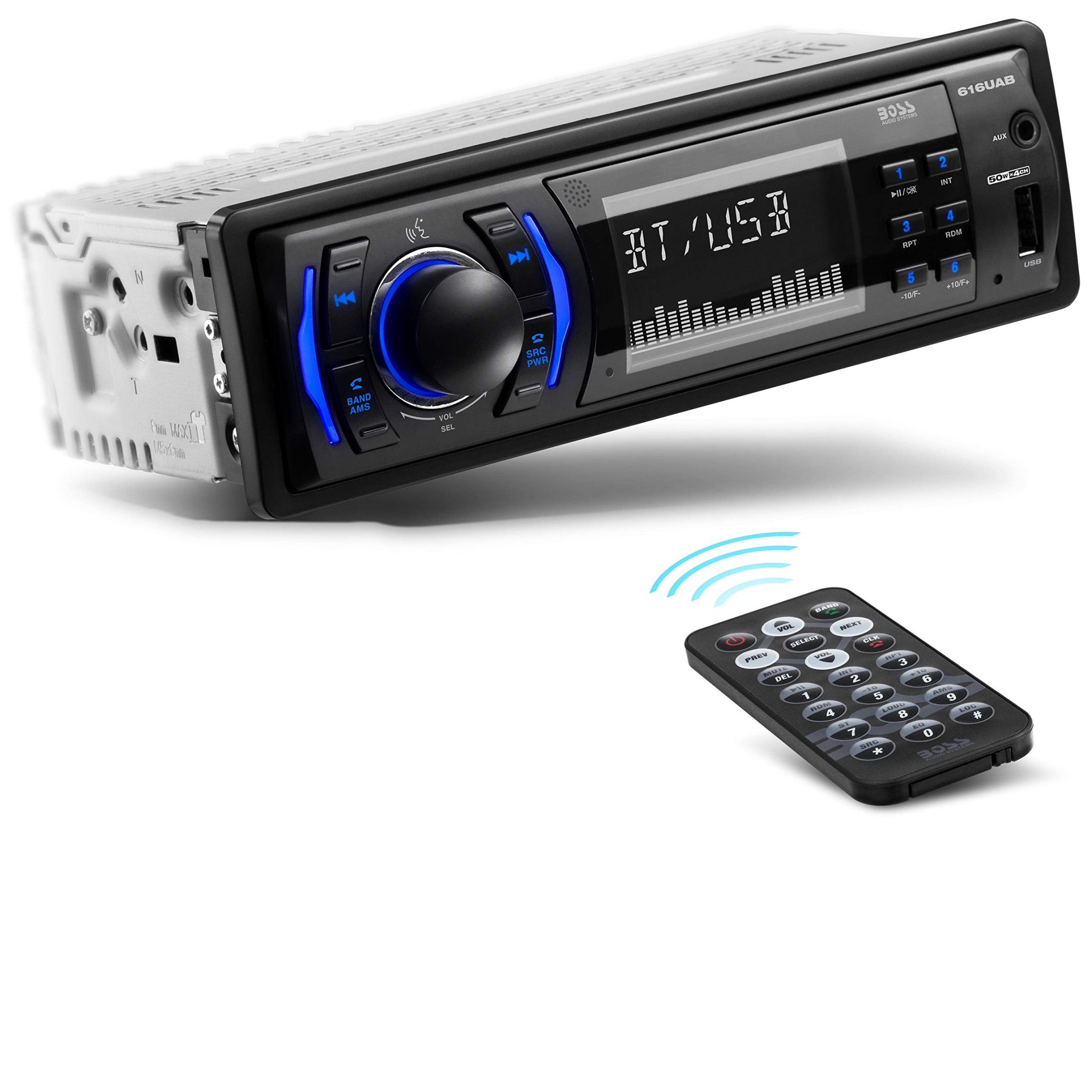 BOSS Audio UAB Single-DIN Mech-Less Multimedia Player