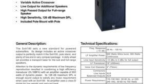 Ev sxa180 hot sale subwoofer
