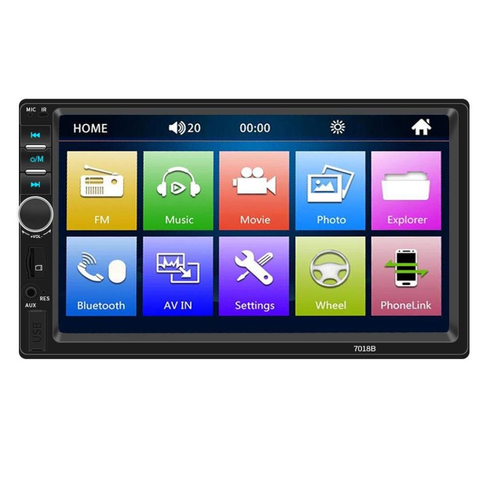 Highplus B Car Radio Inch Dash Audio MP Player P Rear