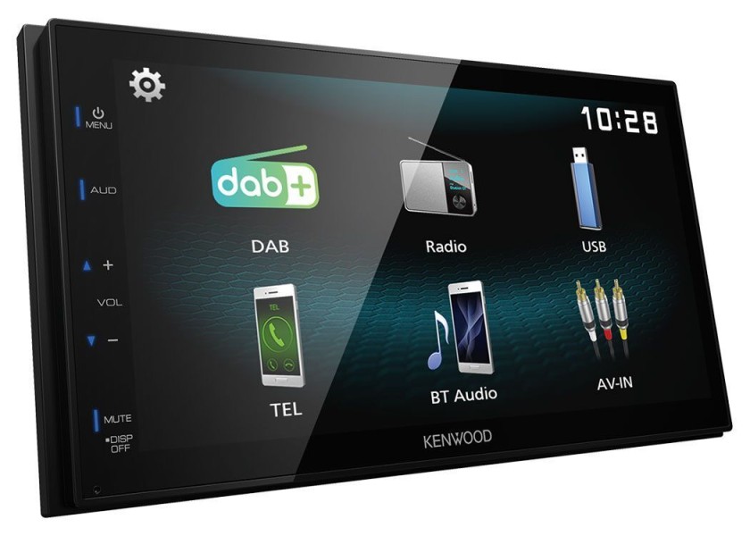 Kenwood DMXDAB Doppel-DIN MP-Autoradio Touchscreen DAB Bluetooth USB iPod AU