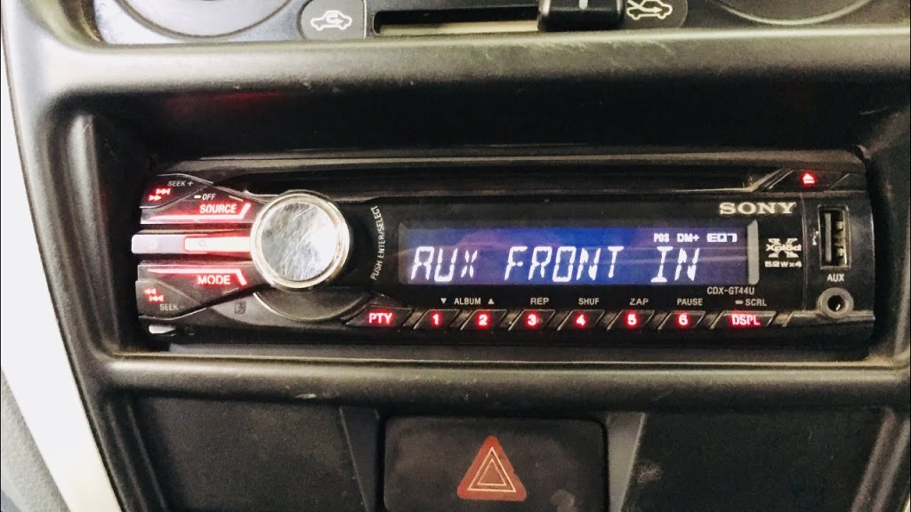 Sony xplod stereo looking and settings for better bass