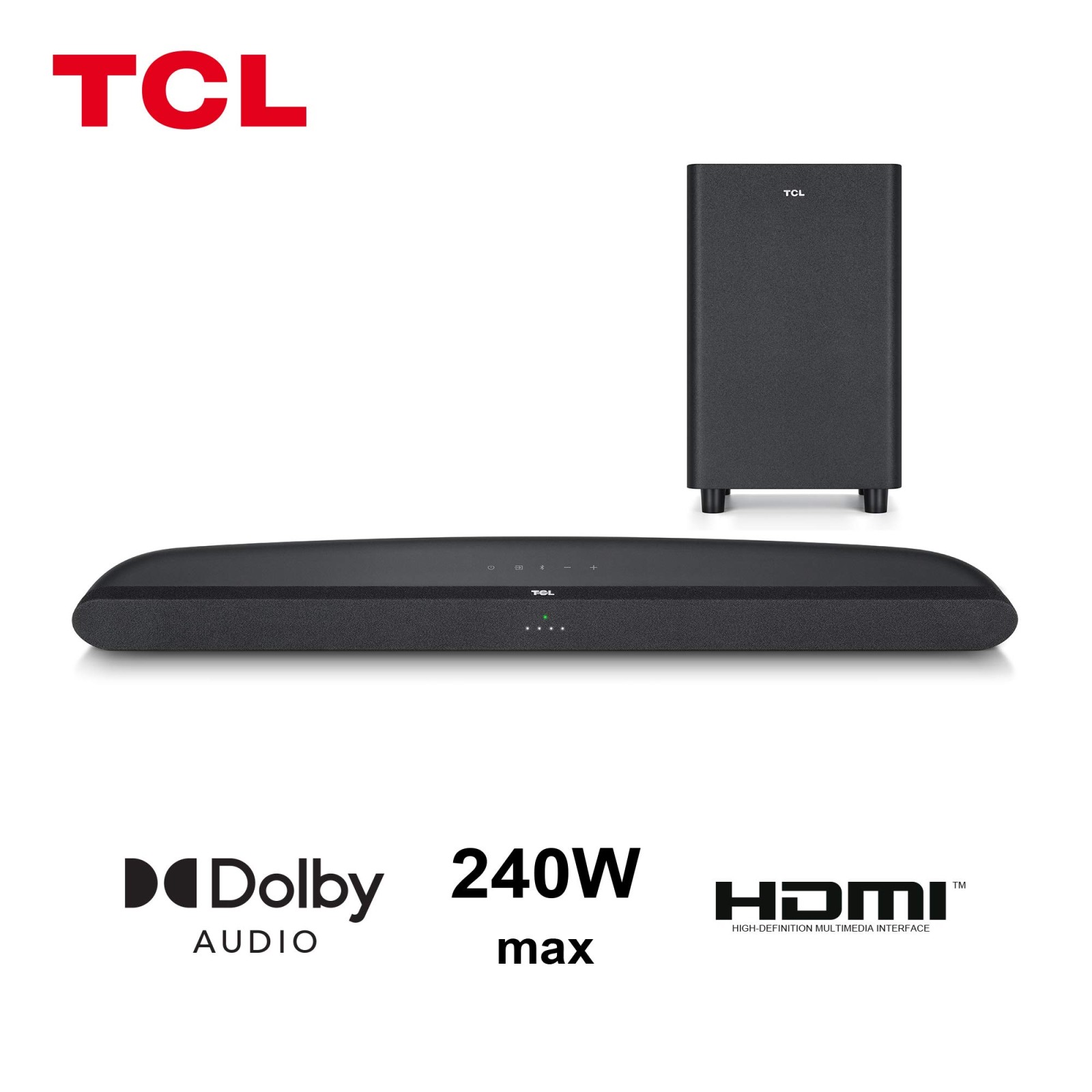 TCL TS Soundbar für TV mit drahtlosen Subwoofern, Bluetooth