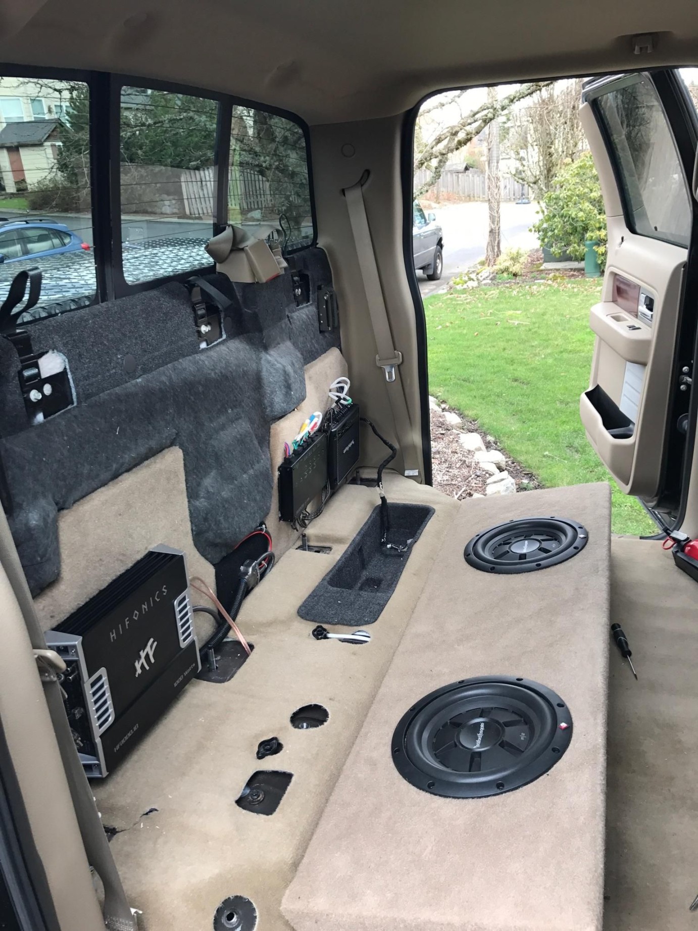 Upgraded the sound system in my F over the weekend Custom car