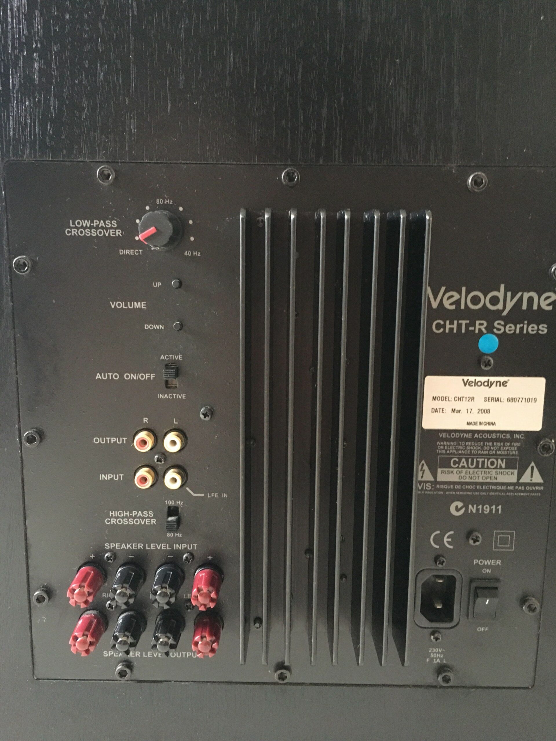 Velodyne CHT-R