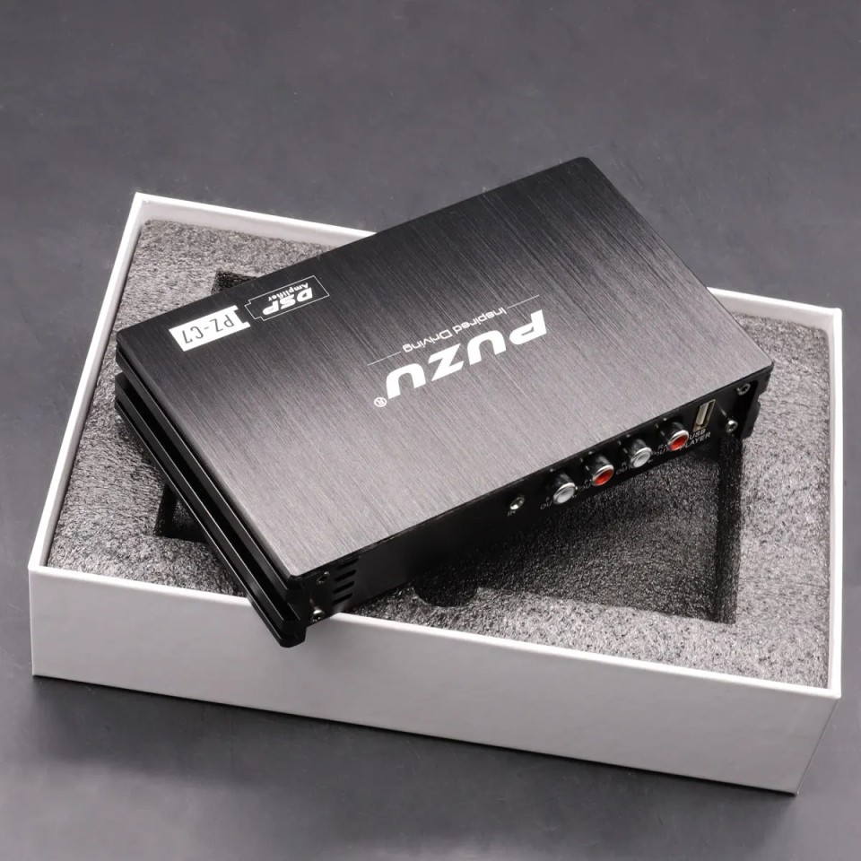 PUZU Auto DSP verstärker mit fabrik kabel fit für toyota autos gebaut in  CH zu ch für subwoofer RCA ausgang audio prozessor