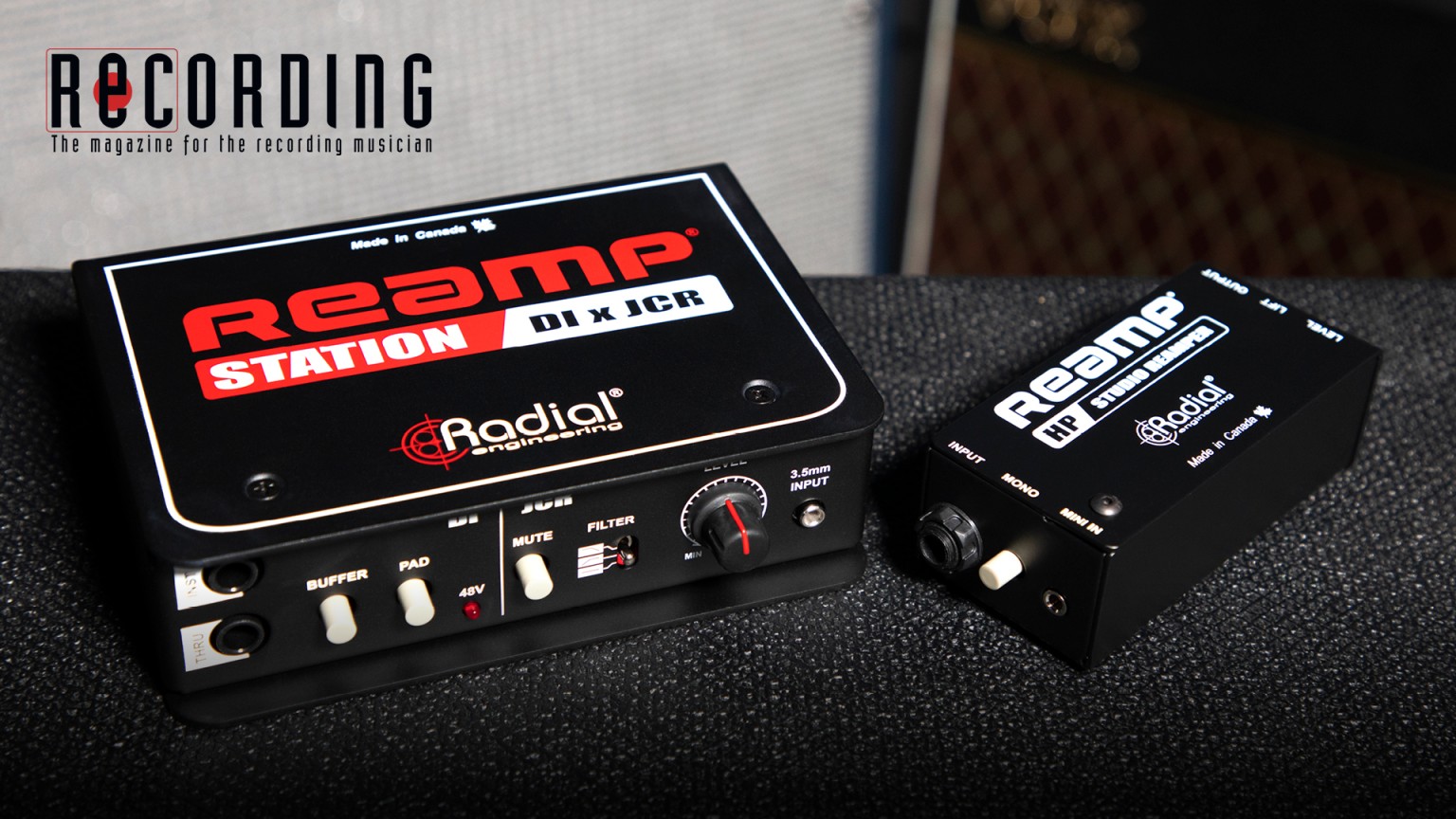Recording Magazine Reviews the Reamp® Station and Reamp® HP