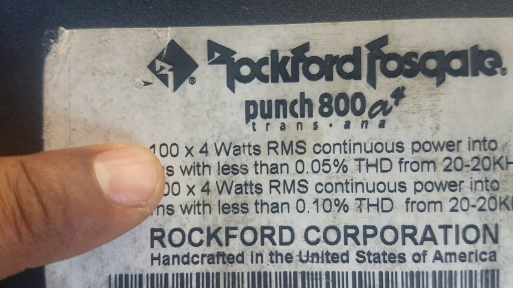 Rockford Fosgate punch a and Rockford Fosgate punch a