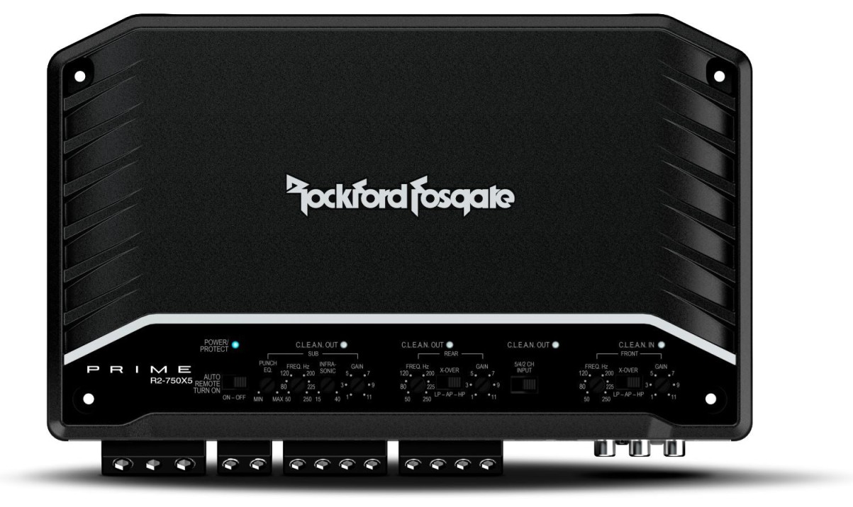 Rockford Fosgate R-X  -Kanal Verstärker